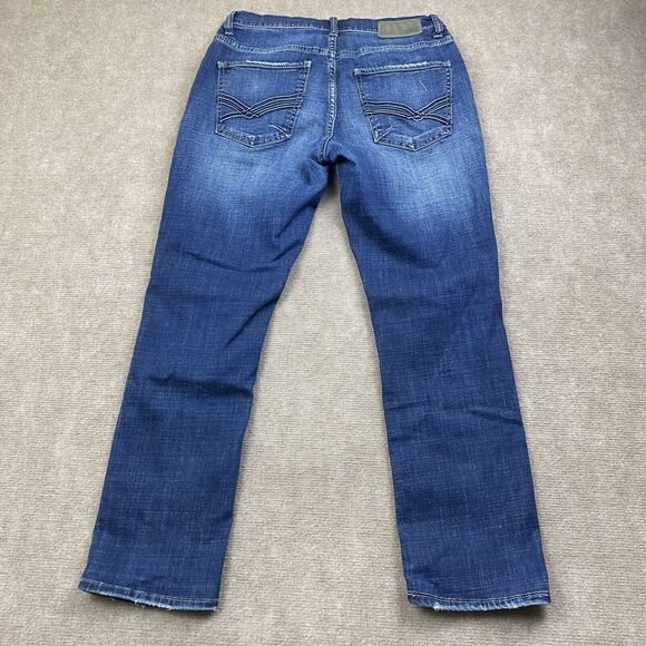 Bke Jeans Alec Men’s 30 Blue Straight Cotton Stretch Western Y2k Mens - Picture 10 of 16
